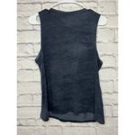Dolled Up  by FANG Womens Sleeveless Studded Skull Tank (M) NAVY Photo 7
