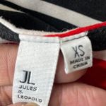 Jules & Leopold Striped Knit Set Short Sleeve Top Elastic Waist Pencil Skirt XS Photo 6