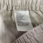 Tommy Bahama  Linen Pull On Tan Pants Size Medium Wide Leg Photo 4