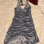 Light blue satin dress Size M Photo 1