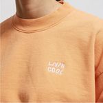 LivinCool Essential Crewneck Sweatshirt Orange Photo 3