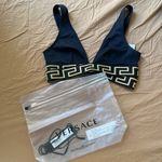 Versace Black and Gold Strappy bikini top Photo 7