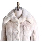 Mob wife Mob boss Womens Vintage De'Cor Blonde Ranch Mink CPO Jacket S/M 1970s Photo 1