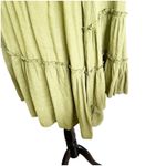 Cocomo Womens Peasant Blouse Tiered Shirt Moss Green Sleeves Plus Size 2X Photo 10