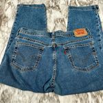 Levi's Classic Slim Stretch Fit Denim Blue Jeans Cropped Casual Style Vintage Photo 6