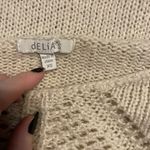Delia's Delia*s vintage 90s cream crochet sweater Photo 1