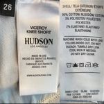 Hudson Jeans Mid Rise Relaxed Fit Classic Blue Denim Knee Shorts Size 26 Photo 7