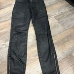 Joie  Black Faux Leather Jeans skinny jeans 26 Photo 3