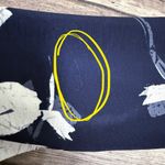 Clara Sun Woo Blue White Floral Leaves Keyhole Boat Neck 3/4 Sleeve Sharkbite L Size L Photo 8