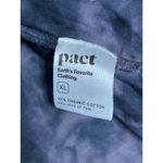 Pact Women's Black Tie Dye Scoop Neck Short Sleeve T Shirt Tee Top Size XL Photo 3
