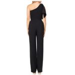 Dress the Population Tiffany One-Shoulder Jumpsuit in Black Size Small NWT Photo 13