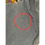 Vintage Looney Tunes denim shirt red Pocket tab no size tag fits XL W XL/XXL Blue Photo 14