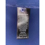 Babaton Aritzia Silky Sleeveless Maxi Midi Dress Cut Out Back Navy Blue Womens 8 Photo 9