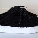 Lucky Brand Tolini Faux Fur Lace-up Platform Slip On Sneakers Mule Size 8.5 Photo 1