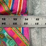 Laundry by Shelli Segal Laundry Shelli Segal Tankini Top‎ Womens M Pink Green Geometric Strappy Swimsuit Photo 5