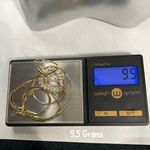 Danecraft Gold Over 925 Sterling Silver Heart CZ Necklace Photo 5