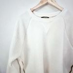 RALPH LAUREN BLACK LABEL | Sherpa Fleece Side Zip Sweatshirt Cream Ivory | XL Photo 1