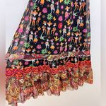 Agua Bendita Day of the Dead Halter Midi Dress Small Photo 5