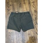 James Perse Los Angeles Shorts Women's Size Large 3 Stretch Cotton Poplin Green Photo 4