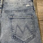 MOTHER Denim MOTHER The Looker Ankle Light Blue Skinny Jeans Photo 5