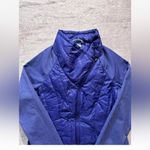Athleta Women Jacket Purple Quilted Pockets Full Zip Long Sleeve Size Small Photo 2