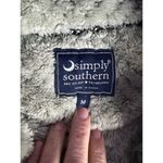 Simply Southern Women's Green Fleece Snap Pullover Jacket Size M Photo 2