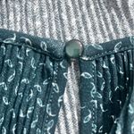 Adrianna Papell Green Teardrop Logo Flowy Blouse Size 3X Photo 8