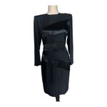 Leslie Fay Vintage  Black Dress Size 6 Photo 4
