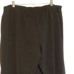 Avenue NWT  Women’s Black Cuffed Wide Leg Trousers, small polka dot, Size 16 Photo 5