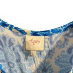 Plenty By Tracy Reese  White Blue Sundress Smocked Adjustable Strap Dress Photo 5