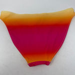 Aerie  Full Coverage Bikini Bottom size M Sunset Orange Pink Yellow NWT Photo 0