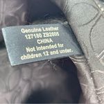 Fossil  Grey Pebbled Leather Tote Bag Top Zip Satchel L Four Corner Pockets Charm Photo 12