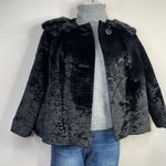 Vintage 70s Young Quinlan Black Persian Lamb Swing Coat Retro 60s Womens M L Size M Photo 9