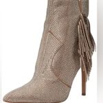 Jessica Simpson  Silver Rhinestone Paegye Ankle Boots Sz. 12 Photo 1