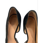 Tory Burch  Size 10 Black Leather Suede Heels Shoes d'Orsay Pumps Women's Photo 1