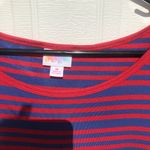 LuLaRoe NWT  Red & Dark Blue Shirt Photo 3