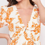 Sim & Sam  made in India ORNG IVY POPLIN PRINT MINI dress Photo 0