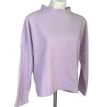 Dudley Stephens NWT,  Binney Boat Neck Sweater Lavendar Terry Fleece, Sz S Photo 6