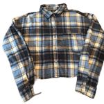 Rue 21  cropped flannel new without tags size medium Photo 2