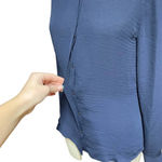 Scotch & Soda  Jolie Vagabonde‎ Navy Blue Button Down Blouse Shirt Size Small Photo 3