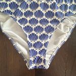 Kate Spade  New York Shell‎ Print Blue White Bandeau Bikini Swim Bottoms Women’s Photo 3