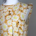 Kate Spade New York Ruffle Capped Sleeve Daisy Poplin Popover Blouse Photo 1