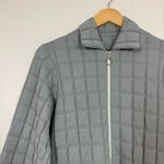 The Seea Seafoam Quilted Pullover Coat Jacket Blue Photo 8