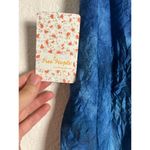 Free People Martine Blue Tie-Dye Print A-Line Crinkled Mini Skirt Size 4 Photo 6