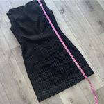 Carmen Marc Valvo  Wool Patterned Dress 6 Black Photo 8