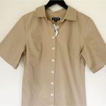J.Crew NWT  Mini Shirtdress Tailored Twill Button Dress 12 Photo 4
