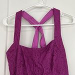 Nanette Lepore  Size 6 Purple Halter A-Line Sun Dress with Pockets Photo 3