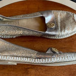 Tory Burch Seaside Glitter Espadrille Flats in Gold Size 5.5 or 36 Photo 0