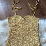 MORE TO COME Itzel Smocked Mini Dress In Yellow Photo 3