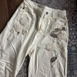 Anthropologie  Pilcro Embroidered Cropped Bow Pants Photo 2
